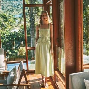 Alexis Light Green Maxi Dress